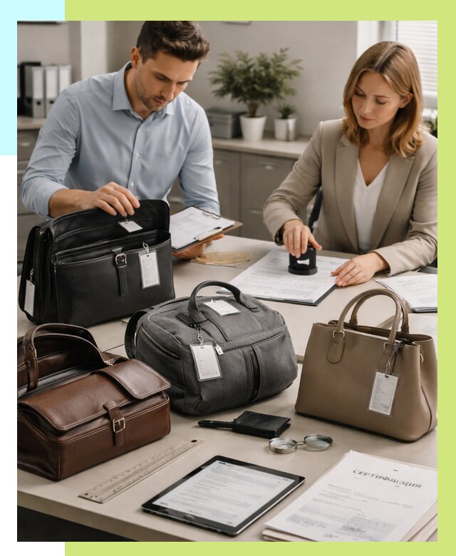 Сертификация сумок в Ярославле от 7701 руб. | Алешин-Рсл