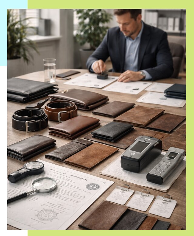 Сертификация кожаных изделий в Ярославле от 12322 р. | Алешин-Рсл