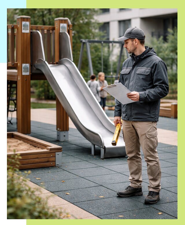 Сертификация детских площадок в Ярославле от 25670 р. | Алешин-Рсл