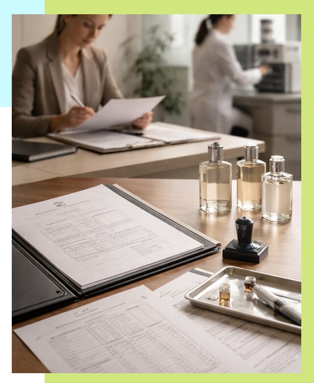 Сертификация парфюмерии в Ярославле от 15402 р. | Алешин-Рсл