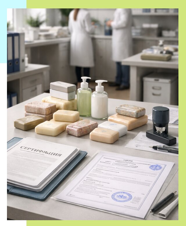 Сертификация мыла и сертификат на мыло в Ярославле от 12322 | Алешин-Рсл