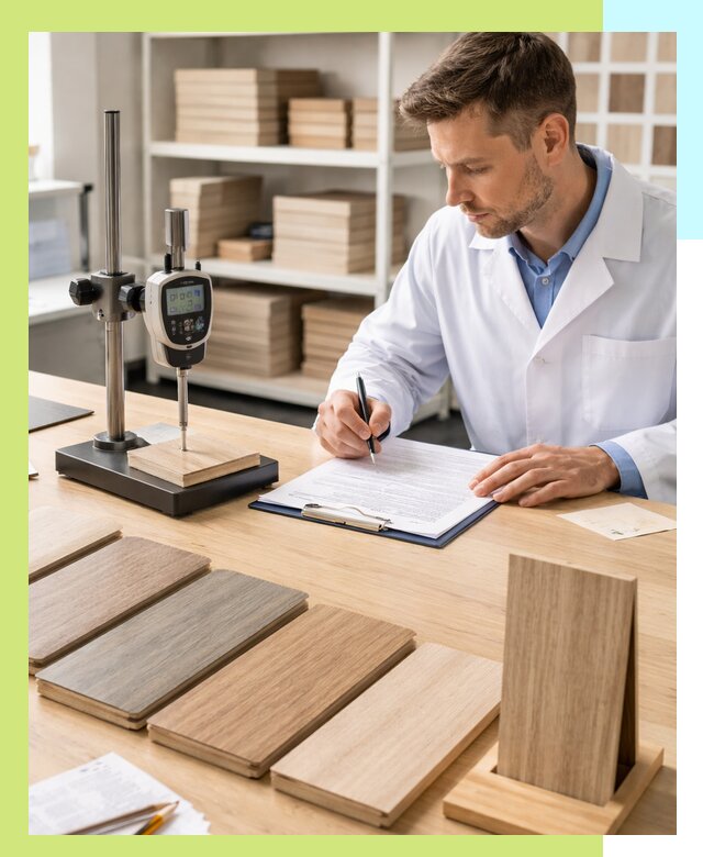 Сертификация ламината с испытаниями и оформлением документов в Ярославле