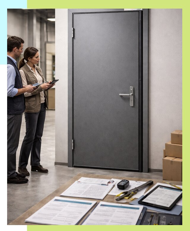 Сертификация противопожарных дверей в Ярославле от 9241 р. | Алешин-Рсл