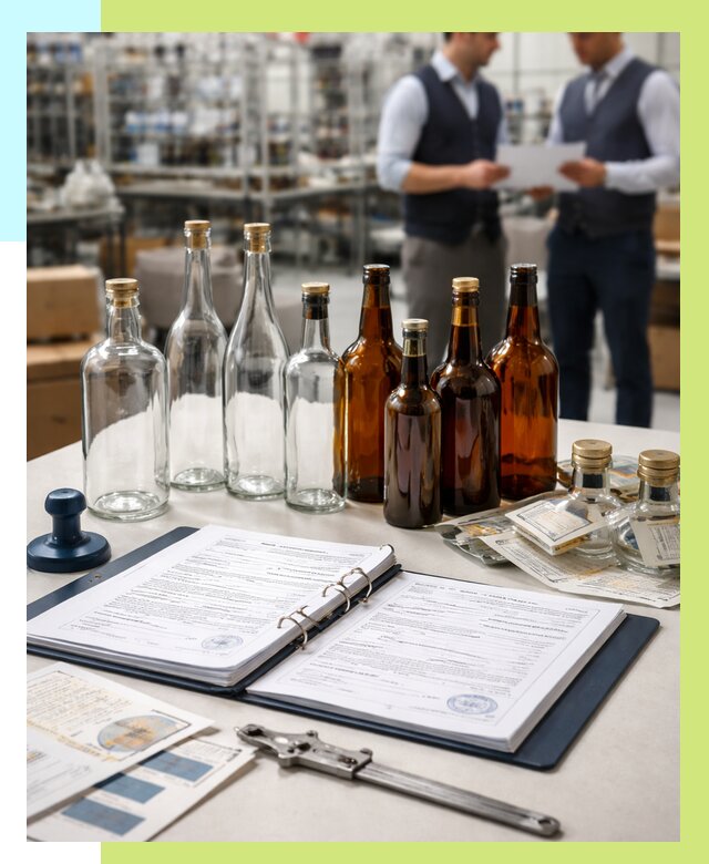 Сертификация стеклянных бутылок в Ярославле от 25670 р. | Алешин-Рсл