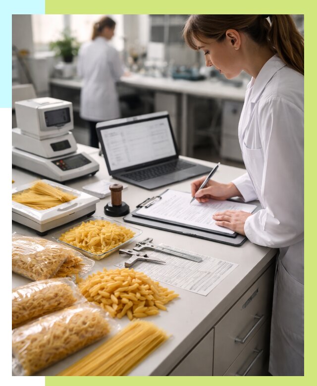 Сертификация макаронных изделий в Ярославле от 15402 р. | Алешин-Рсл