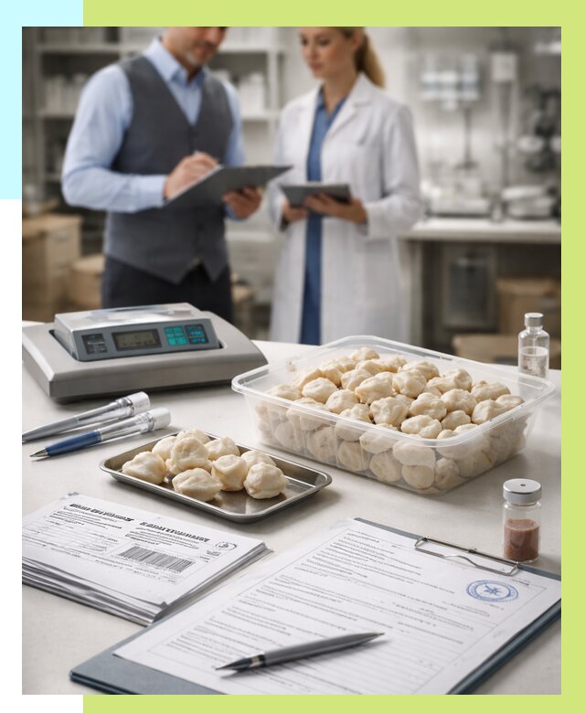 Сертификация пельменей в Ярославле от 15402 р. срочно | Алешин-Рсл