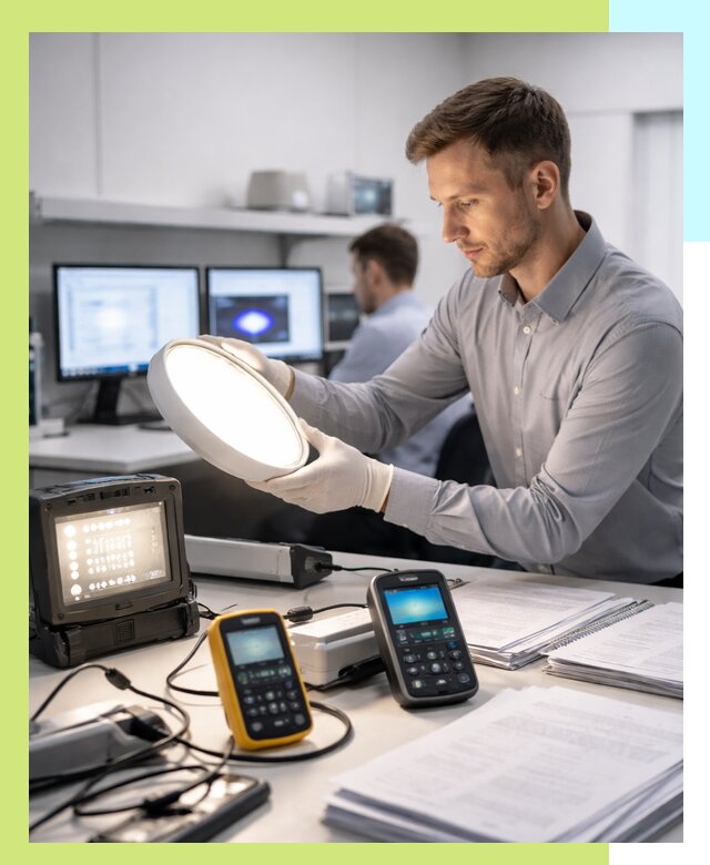 Сертификация светильников в Ярославле: испытания и оформление