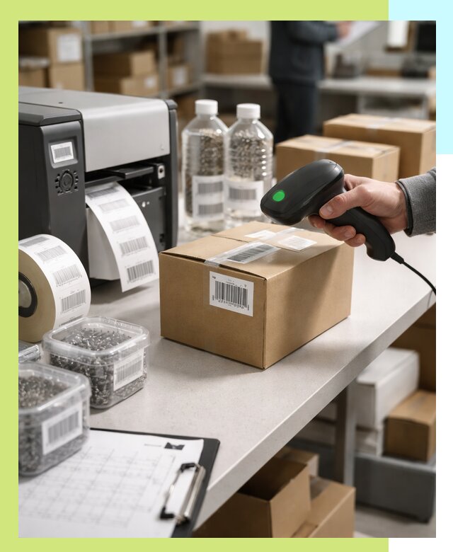 Штрихкодирование продукции и маркировка для продажи в Ярославле