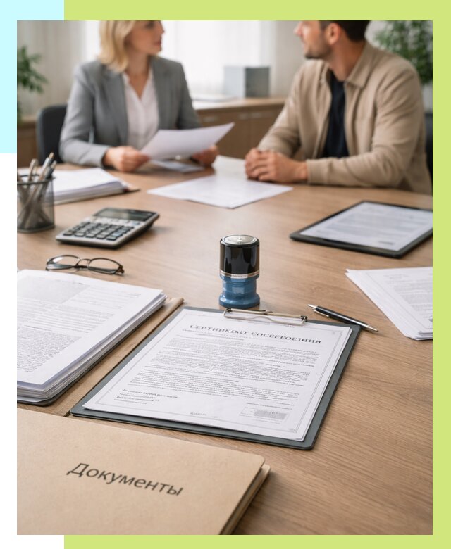 Сертификат соответствия на продукцию в Ярославле от 15402 р.|Алешин-Рсл