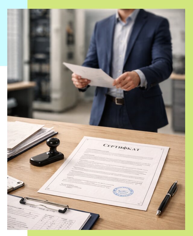 Сертификат на оборудование в Ярославле от 15402 р. | Алешин-Рсл