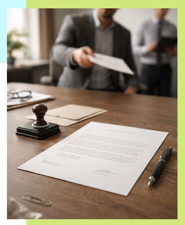 Отказное письмо по сертификации в Ярославле от 3594 р. | Алешин-Рсл