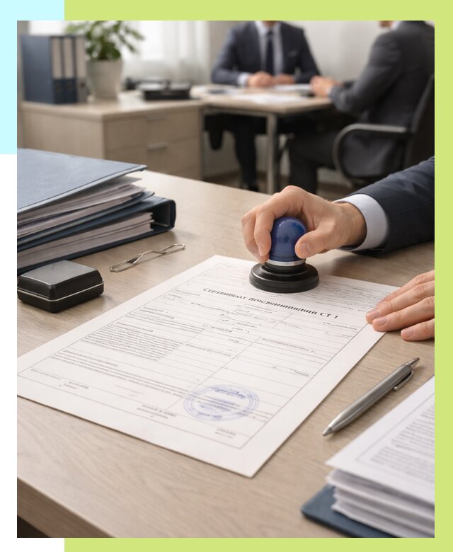 Сертификат происхождения СТ 1 в Ярославле от 4621 р. | Алешин-Рсл