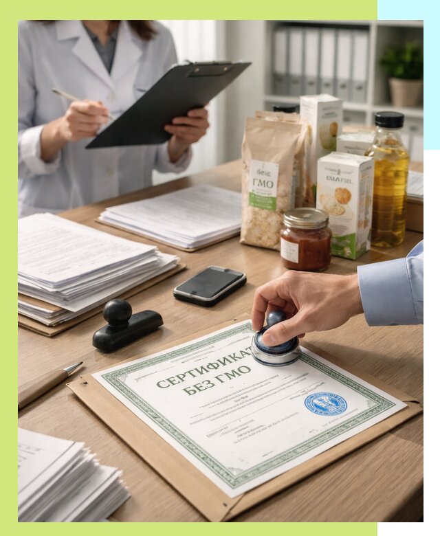 Получение сертификата Без ГМО для продукции в Ярославле