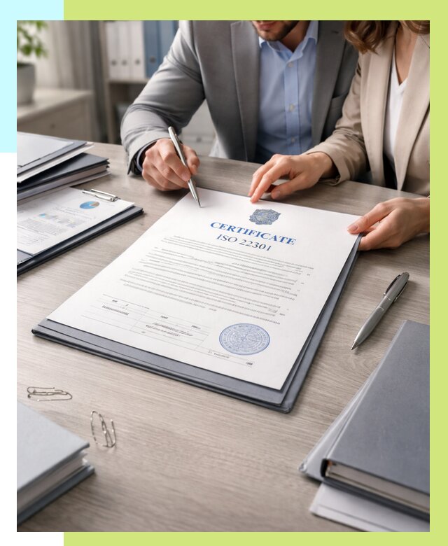 Сертификат ISO 22301 в Ярославле от 46206 р. | Алешин-Рсл срочно