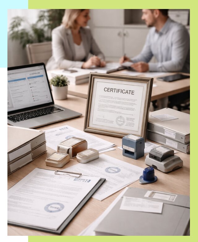 Сертификация компании в Ярославле от 46206 р. | Алешин-Рсл — заказ